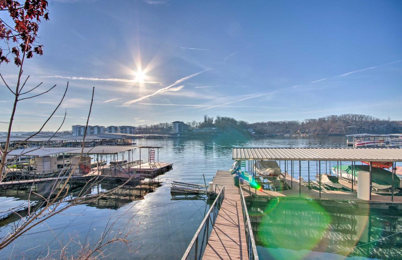 Waterfront Townhome With Private Dock And Lake Views 奥沙克湖 外观 照片